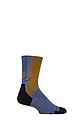 Mens and Women's 1 Pair BUFF Hike Merino Lightweight Crew Length Socks - Blue
