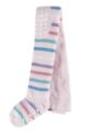 Babies 1 Pair Falke Multistripe Crawler Tights with Knee Grips - Pink