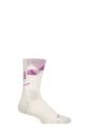 Mens and Womens 1 Pair BUFF Thermonet Hike Crew Length Socks - Whisper