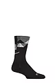 Mens and Womens 1 Pair BUFF Thermonet Hike Crew Length Socks - Black