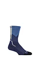 Mens and Womens 1 Pair BUFF Merino Midweight Hike Crew Length Socks - Blue