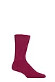 Mens 1 Pair Falke Lhasa Rib Cashmere Blend Casual Socks - Red Plum