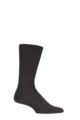 Mens 1 Pair Falke Airport Plain Virgin Wool and Cotton Business Socks - Dark Navy