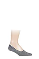 Mens 1 Pair Falke Invisible Step Shoe Liners - Light Grey Melange