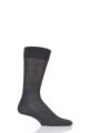 Mens 1 Pair Falke Sensitive Malaga with Pressure Free Top Socks - Anthracite