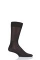 Mens 1 Pair Falke Sensitive Malaga with Pressure Free Top Socks - Brown