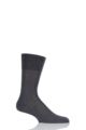 Mens 1 Pair Falke Tiago Classic Fil d'Ecosse Mercerised Cotton Socks - Anthracite Melange