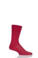 Mens 1 Pair Falke Tiago Classic Fil d'Ecosse Mercerised Cotton Socks - Scarlet