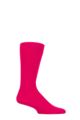 Mens 1 Pair Falke Sensitive London Cotton Left and Right Socks With Comfort Cuff - Hot Pink