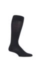 Mens 1 Pair Falke Merino Wool Energizing Knee High Socks - Black