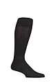 Mens 1 Pair Falke Milano 97% Cotton Knee High Socks - Brown