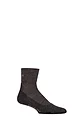 Mens 1 Pair Falke TK2 Wool Short Trekking Socks - Charcoal
