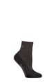 Ladies 1 Pair Falke TK2 Wool Short Trekking Socks - Charcoal