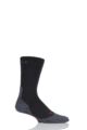 Mens 1 Pair Falke TK2 Sensitive Trekking Medium Cushioned Socks - Black