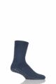 Mens 1 Pair Falke Homepads - Dark Blue Melange