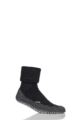 Mens 1 Pair Falke Cosyshoe Virgin Wool Home Socks - Anthracite