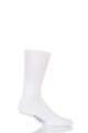 Mens and Ladies 1 Pair Falke Sport Spirit Run Crew Socks - White