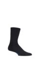 Mens and Women's 1 Pair Falke Sport Spirit Run Crew Socks - Black