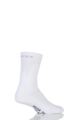 Mens 1 Pair Falke TE2 Medium Volume Ergonomic Cushioned Tennis Socks - White