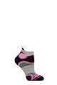 Mens and Women's 1 Pair 1000 Mile Multi Sport Fusion Socklet Socks - Silver / Pink