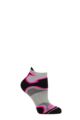 Mens and Women's 1 Pair 1000 Mile Multi Sport Fusion Socklet Socks - Silver / Pink