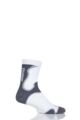 Mens and Ladies 1 Pair 1000 Mile Athletic Fusion Socks - White