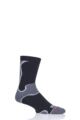 Mens and Ladies 1 Pair 1000 Mile Athletic Fusion Socks - Black