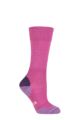Mens and Ladies 1 Pair 1000 Mile 'Tactel' Fusion Walking Socks In 2 Colours - Mauve