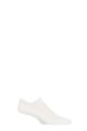 Mens 1 Pair Burlington Athleisure Trainer Socks - White