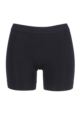 Ladies 1 Pair Jockey Skimmies Short Length Slipshort Seamfree Briefs - Black