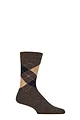 Mens 1 Pair Burlington Dundee Wool Leisure Weight Socks - Buckeye Melange