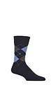 Mens 1 Pair Burlington Dundee Wool Leisure Weight Socks - Marine