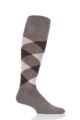 Mens 1 Pair Burlington Preston Soft Acrylic Knee High Socks - Light Brown