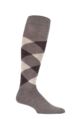 Mens 1 Pair Burlington Preston Soft Acrylic Knee High Socks - Light Brown