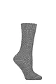 Women's 1 Pair Burlington Orkney Cashmere Textured Socks - Light Grey