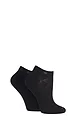 Women's 2 Pair Burlington Everyday Cotton Trainer Socks - Black