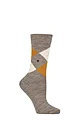 Women's 1 Pair Burlington Marylebone Melange Virgin Wool Socks - Seaweed