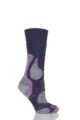 Women's 1 Pair 1000 Mile 3 Seasons Merino Wool Walking Socks - Purple