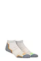Mens and Women's 2 Pair 1000 Mile Run Anklet Socks - Silver Grey