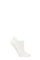 Ladies 1 Pair Burlington Athleisure Trainer Socks - White