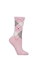 Women's 1 Pair Burlington Courtside Ribbed Cotton Socks - Sporty Rose