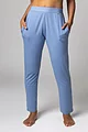Women's 1 Pack Lazy Panda Bamboo Loungewear Selection Classic Bottoms - Blue Classic Bottoms