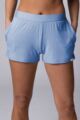 Women's 1 Pack Lazy Panda Bamboo Loungewear Selection Shorts - Blue Shorts