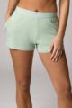 Ladies 1 Pack Lazy Panda Bamboo Loungewear Selection Shorts - Green Shorts
