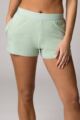 Women's 1 Pack Lazy Panda Bamboo Loungewear Selection Shorts - Green Shorts