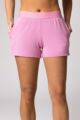 Ladies 1 Pack Lazy Panda Bamboo Loungewear Selection Shorts - Pink Shorts