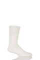 Mens 1 Pair SOCKSHOP of London Cushioned Cricket Socks - Off White