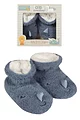 Boys and Girls Tots 1 Pair Totes Padders Slipper Socks - Narwhal