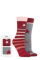 Ladies 2 Pair Totes Originals Slipper Socks - Star