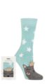 Ladies 1 Pair Totes Original Novelty Slipper Socks with Grip - Cat